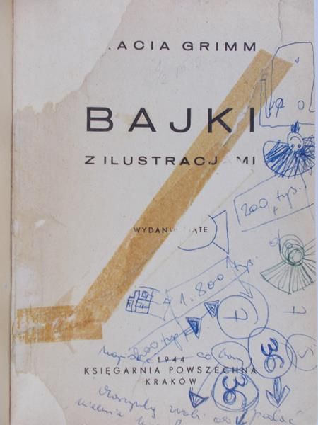 Bracia Grimm - Bajki z ilustracjami, 1944 r.