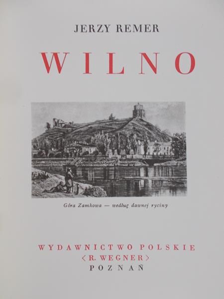 Remer Jerzy - Wilno