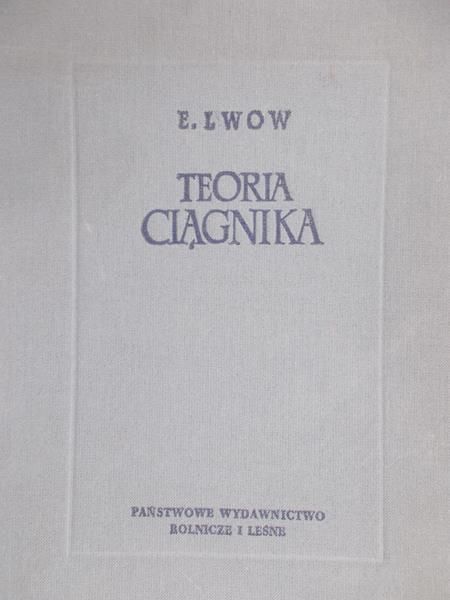 Lwow E. - Teoria ciągnika