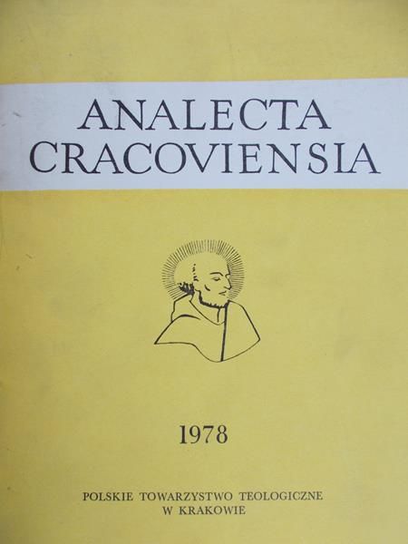 Analecta Cracoviensia 1978