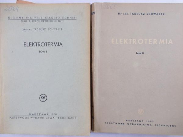 Schwartz Tadeusz - Elektrotermia tom I-II