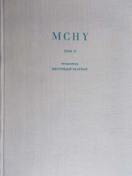 Szafran Bronisław (opr.) - Mchy, Tom II
