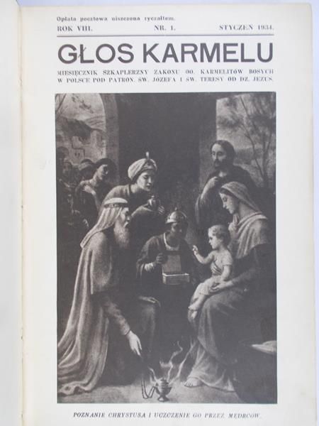 Głos Karmelu, Styczeń 1934 r.