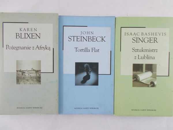 Blixen Karen/Singer Bashevis Isaac/Steinbeck John - Pożegnanie z Afryką/Sztukmistrz z Lublina/Tortilla Flat