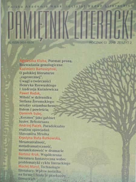 Pamiętnik Literacki 2/2010