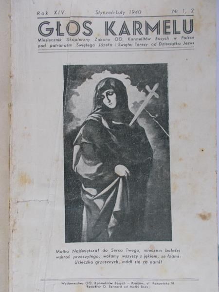Głos Karmelu, 1940 r.