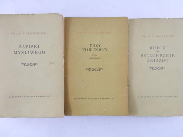 Turgieniew Iwan - Zapiski myśliwego/Trzy portrety/Rudin, szlacheckie gniazdo, Zestaw