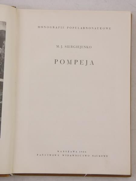 Siergiejenko M. J. - Pompeja