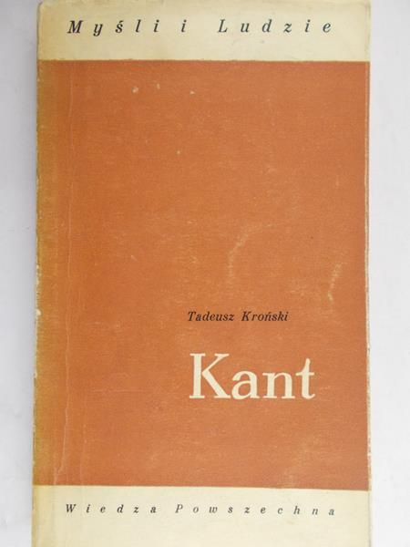 Kroński Tadeusz - Kant
