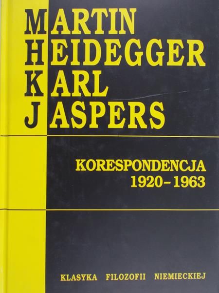 Heidegger Martin - Korespondencja z lat 1920-1963