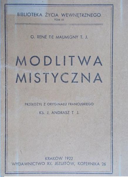 Maumigny Rene - Modlitwa mistyczna, 1922 r.