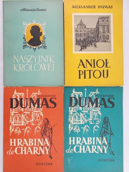 Dumas Aleksander - Hrabina de Charny. Ucieczka, t. II i III / Naszyjnik Królowej / Anioł Pitou