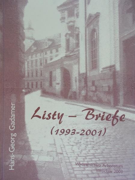 Gadamer Hans-Georg - Listy-Briefe (1993-2001)