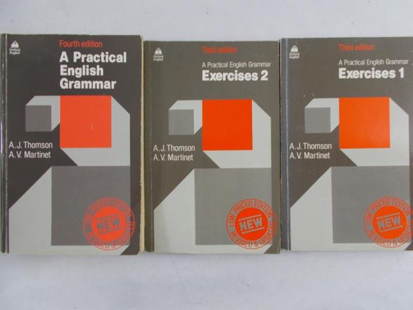 Thomson A. J. -  A Practical English Grammar, zestaw 3 książek