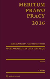Jaśkowski Kazimierz - Meritum Prawo Pracy 2016