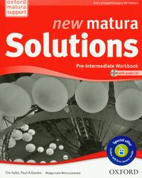 Wieruszewska Małgorzata - New Matura Solutions: Pre-Intermediate Workbook z płytą CD