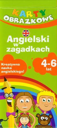 Angielski w zagadkach 4-6 lat Karty obrazkowe, Nowa