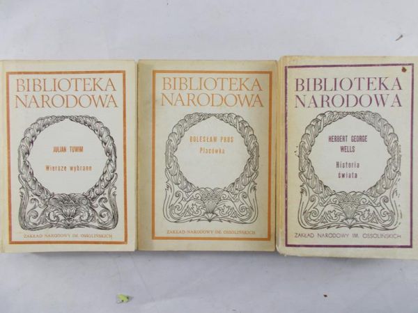 Biblioteka Narodowa, 3 książki
