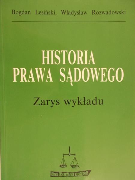 Lesiński Bogdan - Historia prawa sądowego