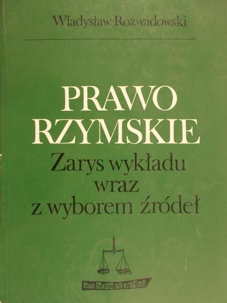 Rozwadowski Władysław - Prawo rzymskie
