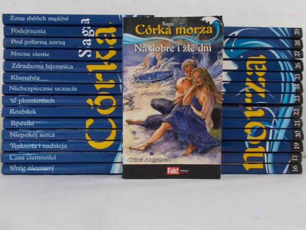 Angelsen Trine -  Córka morza, zestaw 28 książek