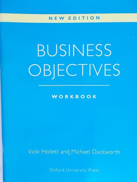 Hollett Vicki - Business objectives