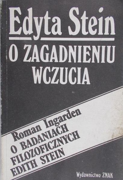 Stein Edyta - O zagadnieniu wczucia