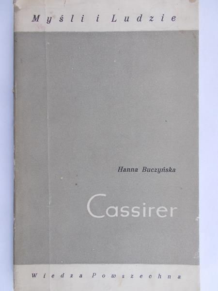 Buczyńska Hanna - Cassirer
