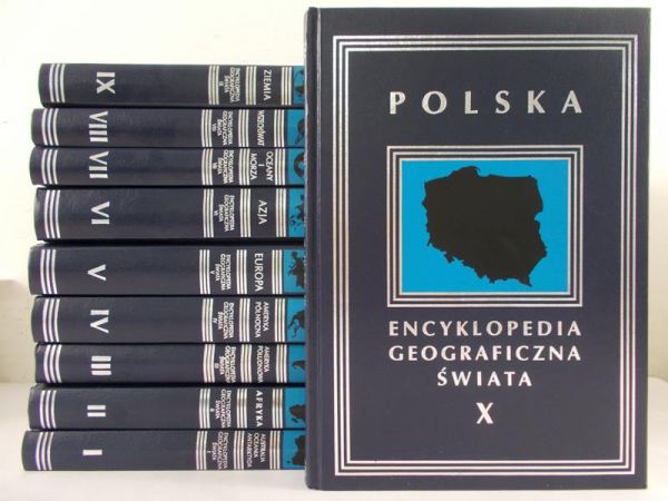 Encyklopedia geograficzna świata, X tomów, komplet