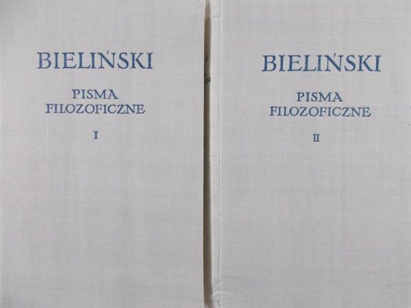 Bieliński Wissarion - Pisma filozoficzne, Tom I-II