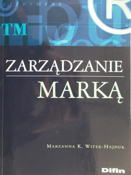 Witek-Hajduk Marzanna K. - Zarządzanie marką