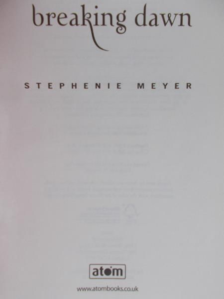 Meyer Stephenie - Breaking down
