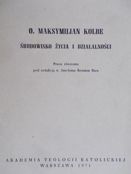 Środowisko życia i działalności
