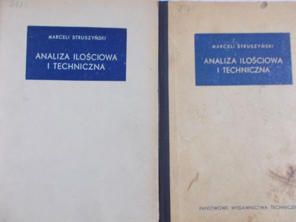 Struszyński Marceli - Analiza ilościowa i techniczna. Tom I-II