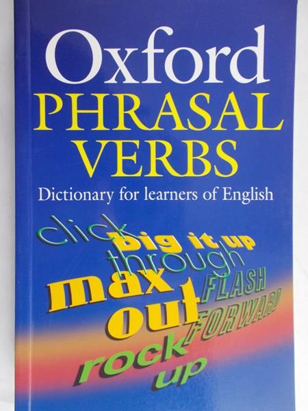 Oxford Phrasal Verbs Dictionary for Learners of English
