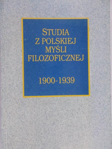 Gawor Leszek - Studia z Polskiej myśli filozoficznej