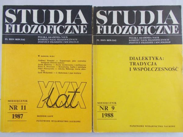 Hempoliński Michał - Studia Filozoficzne Nr 11/Nr 9