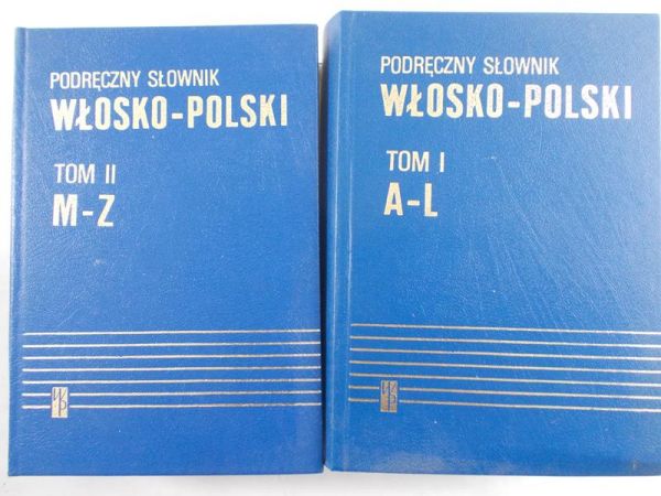 Meisels Wojciech - Podręczny słownik Włosko- Polski, Tom I-II