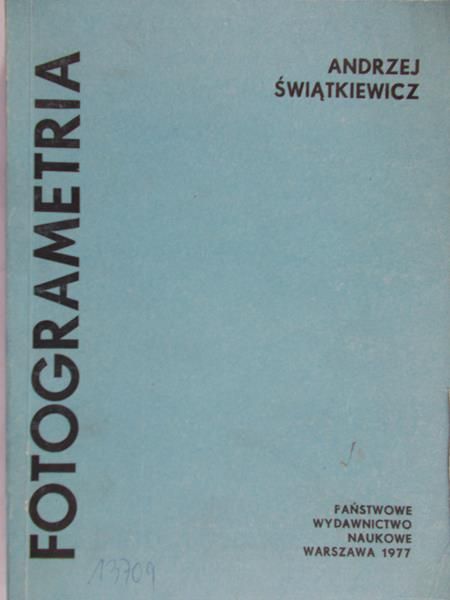 Świątkiewicz Andrzej - Fotogrametria