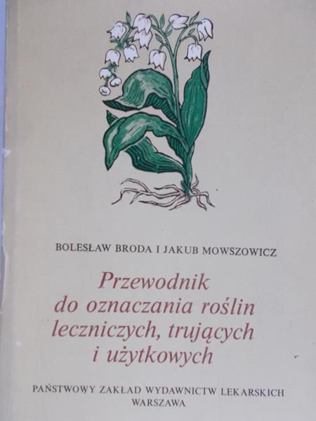 Broda Bolesław - Przewodnik do oznaczania roślin