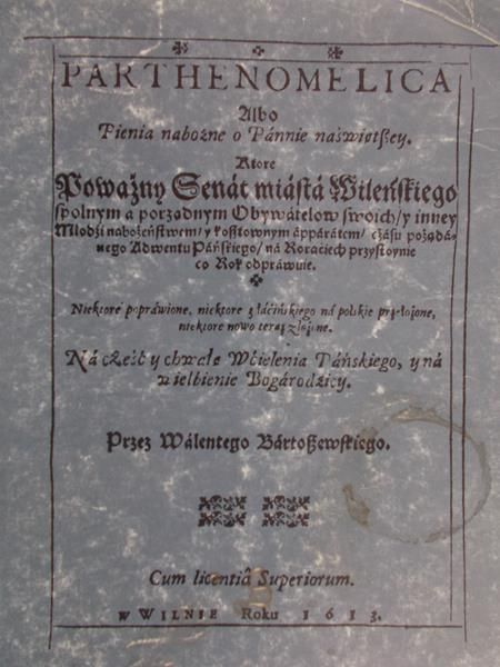 Bartoszewski Walenty - Parthenomelica