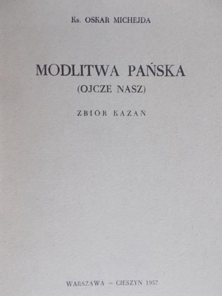 Michejda Oskar - Modlitwa Pańska