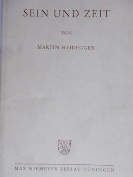 Heidegger Martin - Sein und Zeit
