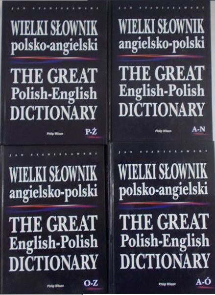 Stanisławski Jan - Wielki słownik polsko-angielski, angielsko-polski, 4 książki