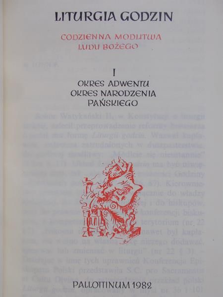 Liturgia godzin. Codzienna modlitwa Ludu Bożego I