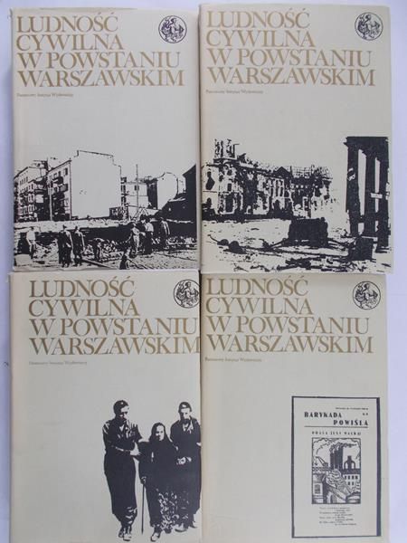 Strzembosz Tomasz (opr.)  - Ludność cywilna w powstaniu warszawskim, Tom I-III