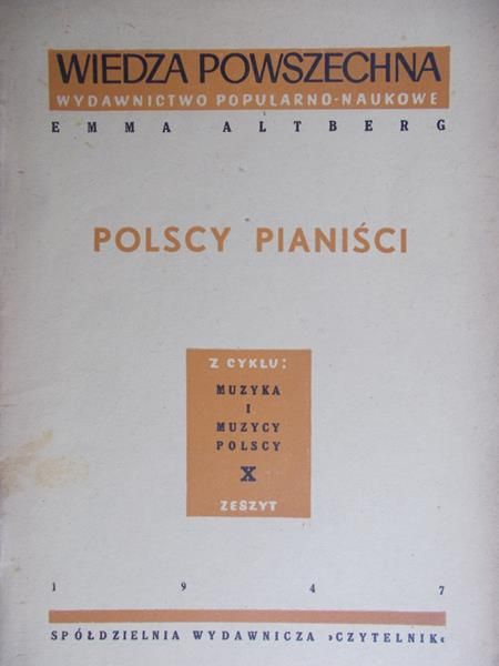 Tazbir Stanisław - Polscy Pianiści, 1947 r.