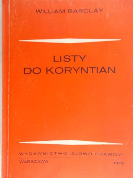 Barclay William - Listy do Koryntian