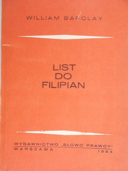 Barclay William - List do Filipa