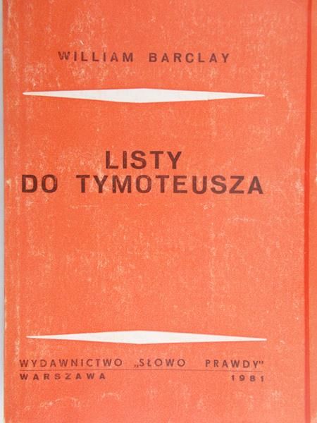 Barclay William - Listy do Tymoteusza